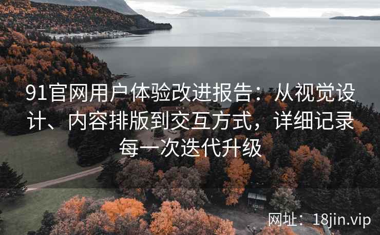 91官网用户体验改进报告：从视觉设计、内容排版到交互方式，详细记录每一次迭代升级