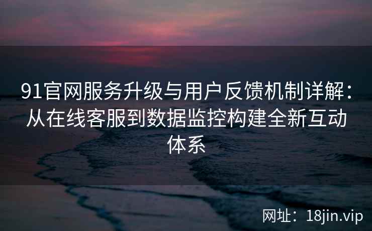 91官网服务升级与用户反馈机制详解：从在线客服到数据监控构建全新互动体系